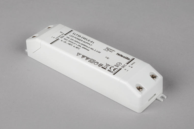 Transformateur LED 12V/DC, 0-30W, ultraslim, SELV